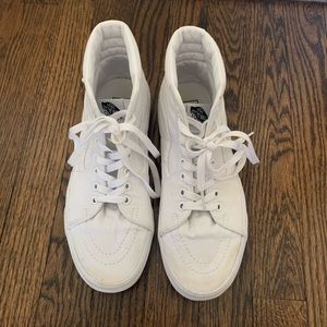 White High Top Vans